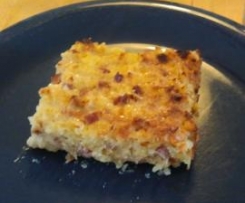 Kartoffelkuchen als Hauptgericht