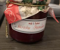 Kirsch-Marzipan-Marmelade