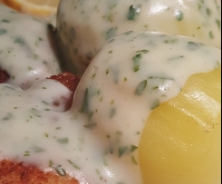 Petersiliensauce "Mama-Style", yummy zu Fisch!