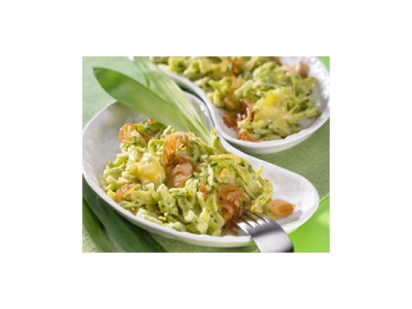 Kässspätzle mit Bärlauch