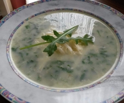 Kartoffelsuppe mit Rucola