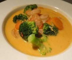 Thai Suppe mit Curry