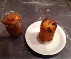 Heidelbeerkuchen im Glas