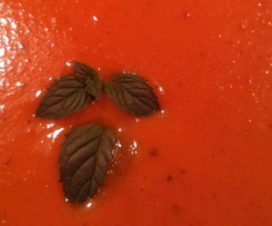 Variation Tomatencremesuppe