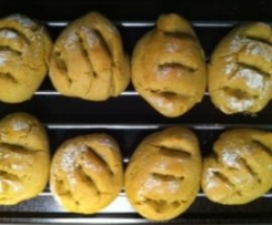 Feine Dinkel-Buchweizen Brötchen