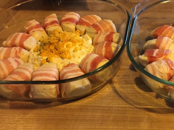 Schnelle Bacon-Brötchen mit Käsecreme