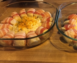 Schnelle Bacon-Brötchen mit Käsecreme