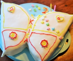 Fondant-Schmetterlingstorte
