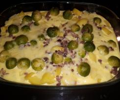 Variation Schneller Rosenkohl-Auflauf