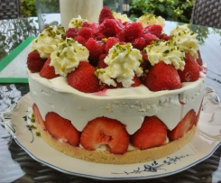 René s.Erdbeer-Frischkäse-Torte..