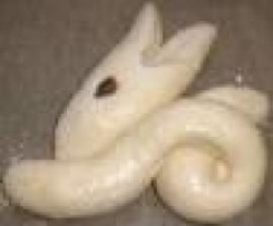 Osterhasen aus Quark-Hefeteig