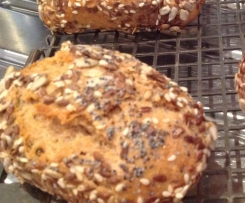 Variation von Brötchen Sattmacherart