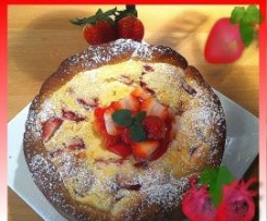 Erdbeer - Quark - Kuchen