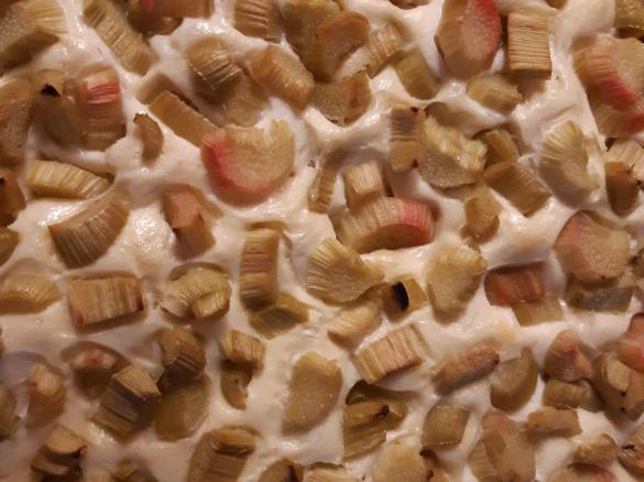 Rhabarberkuchen vom Blech