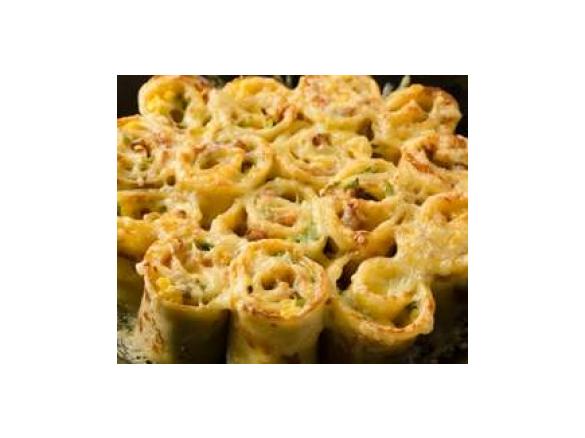 Italienische Pfannkuchenröllchen