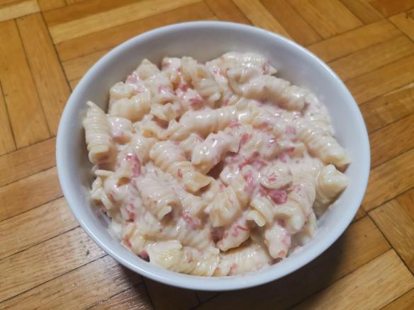 Fusilli con Kantwurst