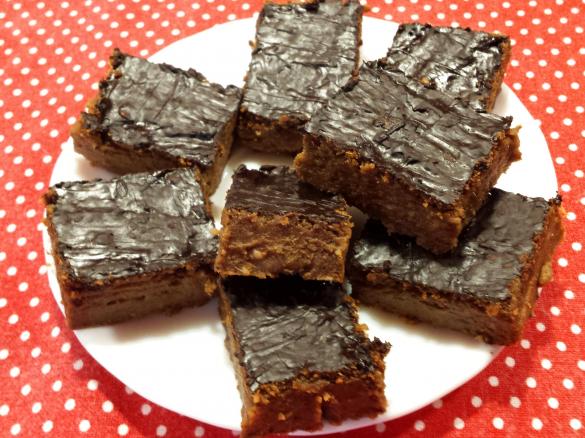Süßkartoffelbrownies ohne Zucker