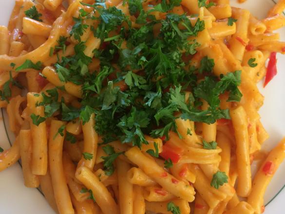All in one Paprika Sahne Nudeln