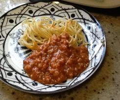 Sauce Bolognese ( ohne stückige Tomaten)