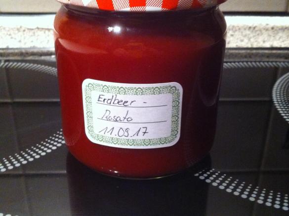 Erdbeer Marmelade mit Ramazzotti Rosato