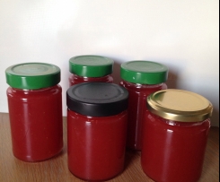 Birne-Erdbeer-Konfitüre