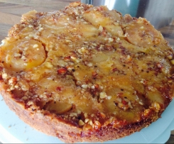 Holländischer Apfelkuchen verkehrt