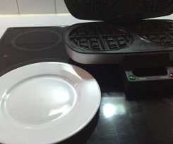 Haferflocken Waffeln