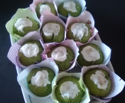 Froschkönig-Muffins mit Spinat