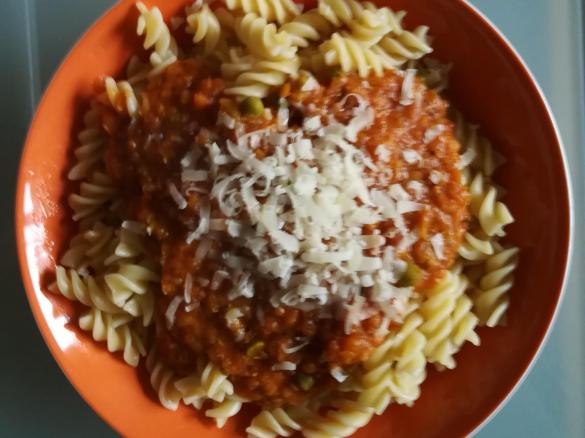 Schnelle Linsenbolognese