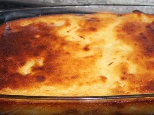 Quarkauflauf mit Äpfeln und Mandeln