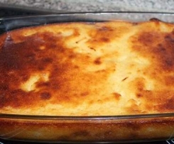 Quarkauflauf mit Äpfeln und Mandeln