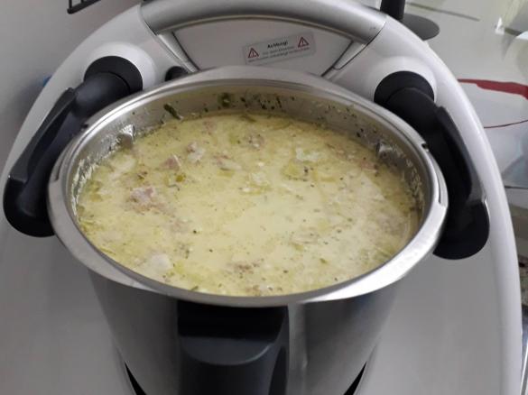 Käse-Lauch-Suppe
