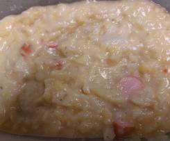 Spitzkohl-Kartoffeln untereinander