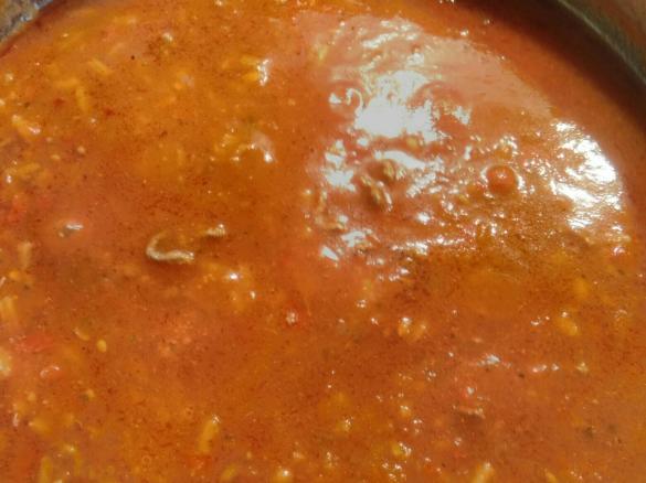 Tomaten/Paprika - Suppe