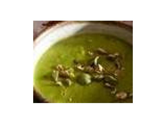 schnelle Erbsencremesuppe