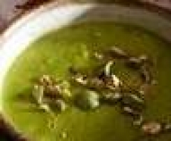 schnelle Erbsencremesuppe