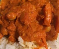 Kichererbsen-Möhren-Kokos-Curry