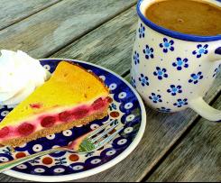 Knäckebrot Käse Kirschen Kuchen