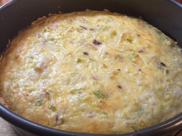 Lauch-Hähnchen-Tarte