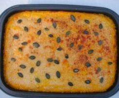 Kürbis-Kartoffel-Auflauf überbacken