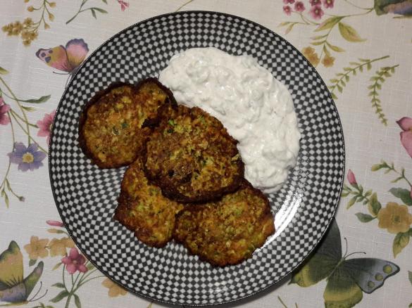 Möhren - Zucchini  Puffer