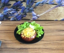 Laugenbrötchen a la Flammkuchen