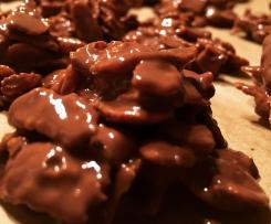 Ex(Weihnachts)-Mann - Schokocrossies aus Schokoresten mit Fleur de Sel