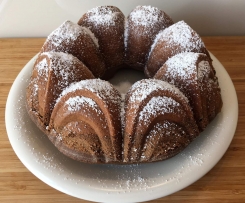 Mohn-Rüherkuchen mit Sahne (Pfundteig)