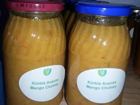 Kürbis Ananas Mango Salsa