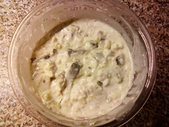 Weißer Heringssalat