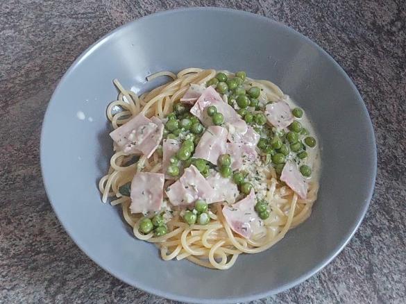 Spaghetti mit Sauca alla Panna