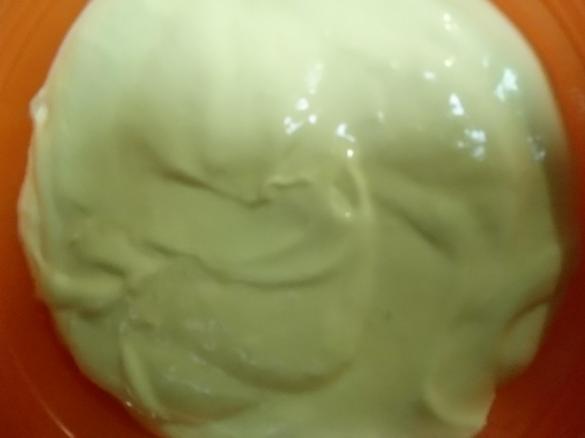 Kalt gerührter Pudding aus der Tüte