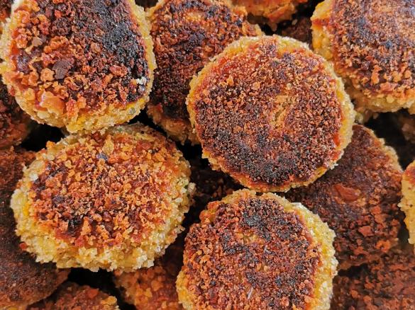 Grünkernbratlinge, vegetarische Frikadellen