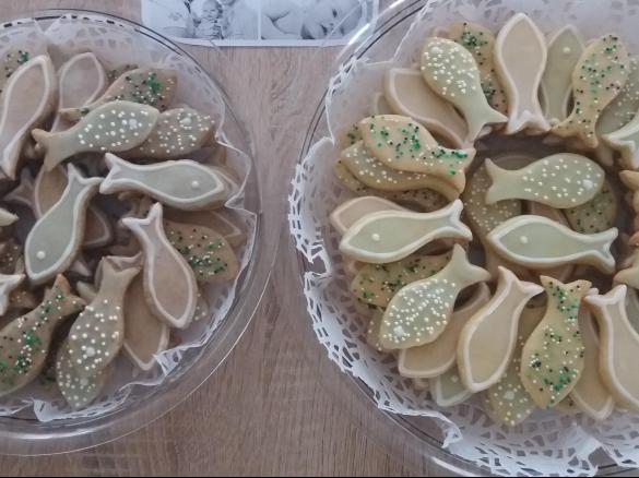 Kekse in Fischform